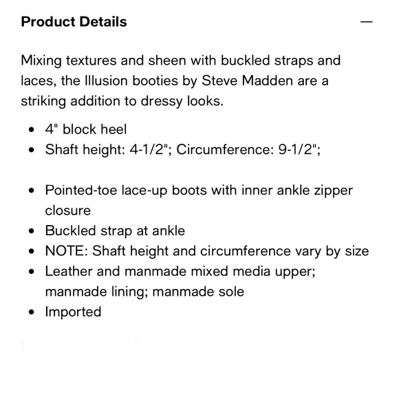 NWOT Steve Madden Illusion Boots - Picture 14 of 14